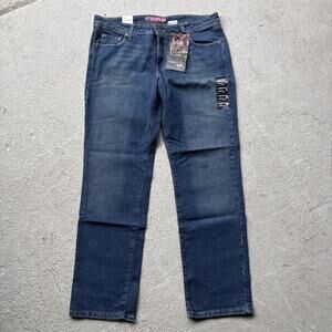 New Levi's 518 Superlow Straight Cut Denim Jeans Juniors M size 15 Stretch